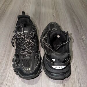 Balenciaga Black Track Runners